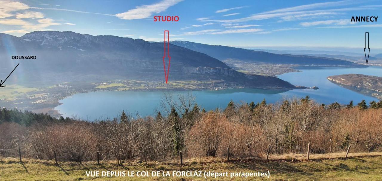 Studio A La Campagne Au Bout Du Lac D'Annecy Дуссар Экстерьер фото
