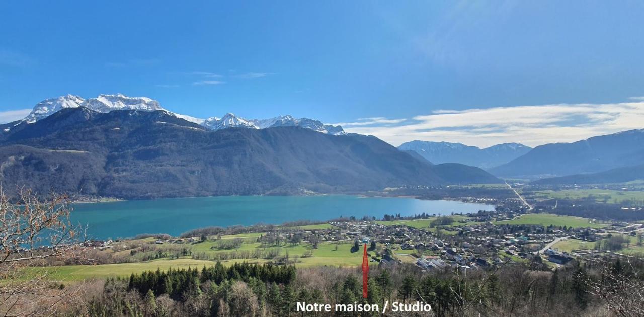 Studio A La Campagne Au Bout Du Lac D'Annecy Дуссар Экстерьер фото